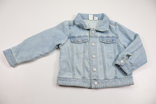 Jeansjacka med Musse Pigg från H&M - Storlek 98 - Denim