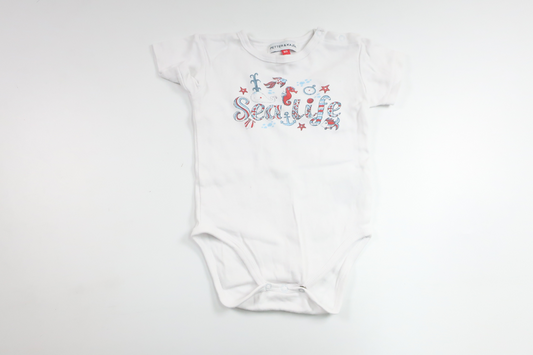 Body från Petter & Kajsa - Storlek 80 - Vit