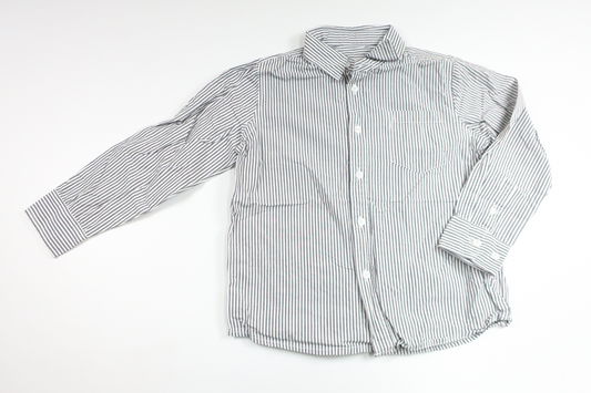 Randig skjorta från Denim Day - Storlek 122 - Blå