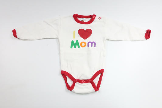 Body från Teddy - Storlek 56 - Vit