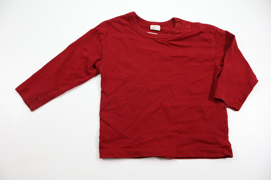 Tröja från H&M - Storlek 74 - Vinröd