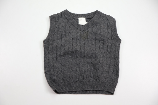 Stickad väst från H&M - Storlek 62 - Grå