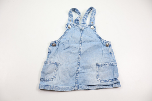 Hängselklänning i jeans från H&M - Storlek 74 - Denim
