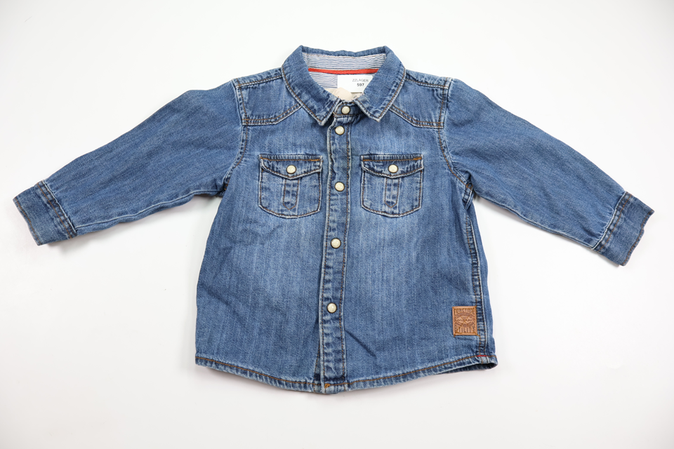 Skjorta från H&M - Storlek 74 - Denim