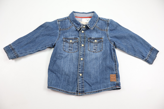 Skjorta från H&M - Storlek 74 - Denim
