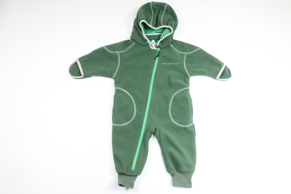 Fleeceoverall från Geggamoja - Storlek 62/68 - Grön