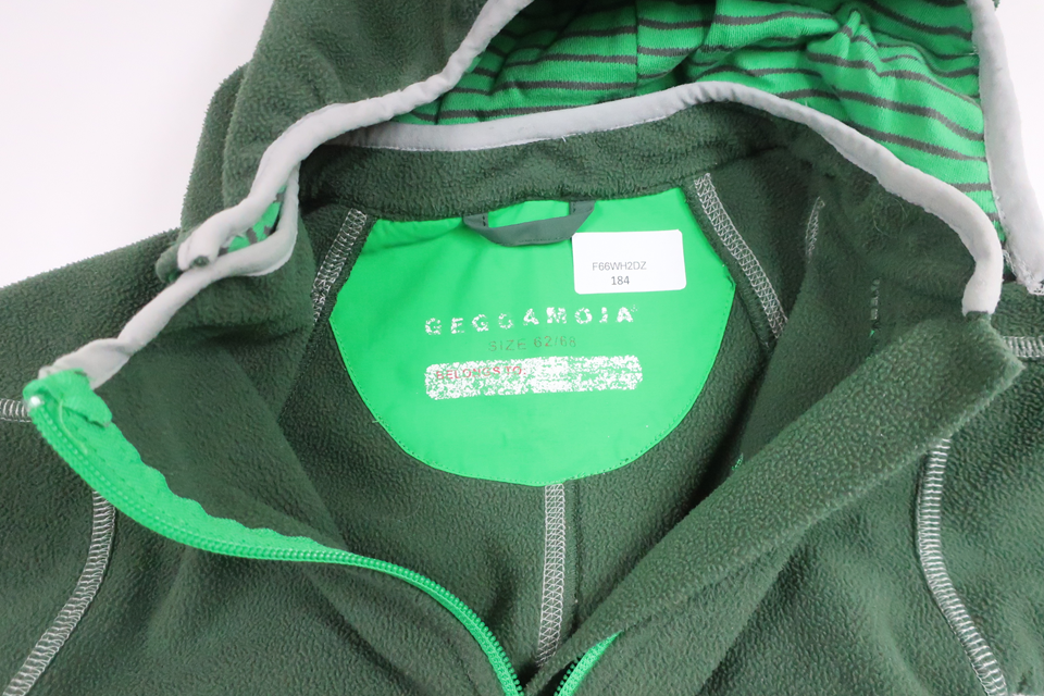 Fleeceoverall från Geggamoja - Storlek 62/68 - Grön