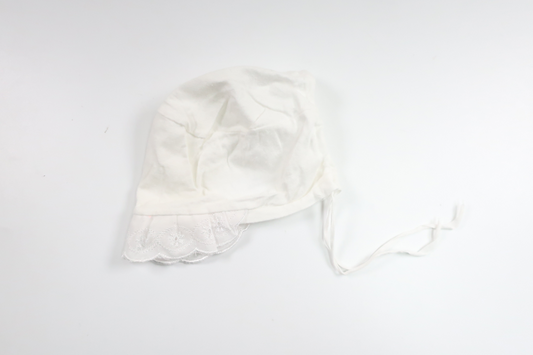 Mössa från Okänt - Storlek 50/56 - Vit