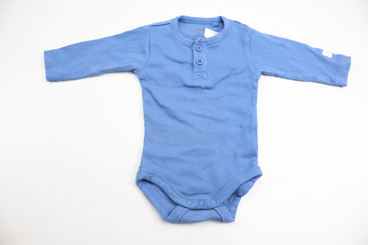 Ribbad body från Tiny One - Storlek 50 - Blå