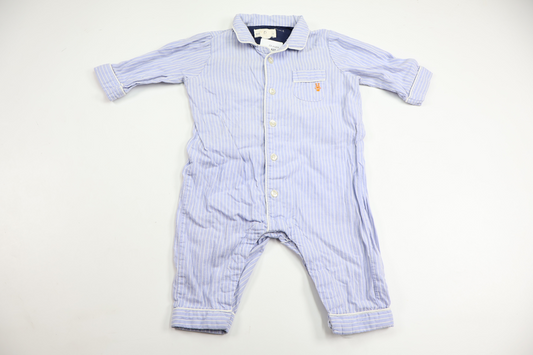 Randig pyjamas från Holly & Whyte - Storlek 62 - Blå