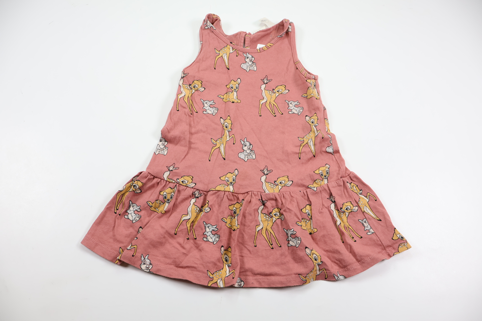 Klänning med Bambi från H&M - Storlek 86 - Rosa
