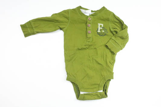 Body från FIX by Lindex - Storlek 68 - Grön