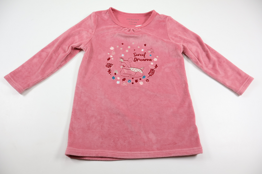 Klänning i fleece från Lupilu - Storlek 104 - Rosa