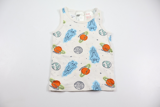 Linne från H&M - Storlek 92 - Vit