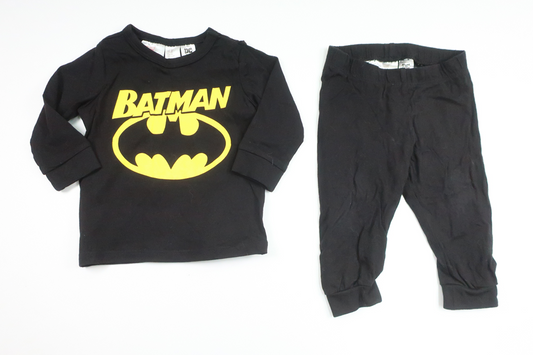 Pyjamas med Batman från H&M - Storlek 68 - Svart