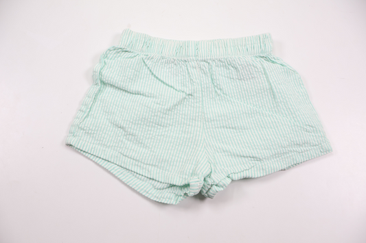 Randiga shorts från H&M - Storlek 74 - Grön