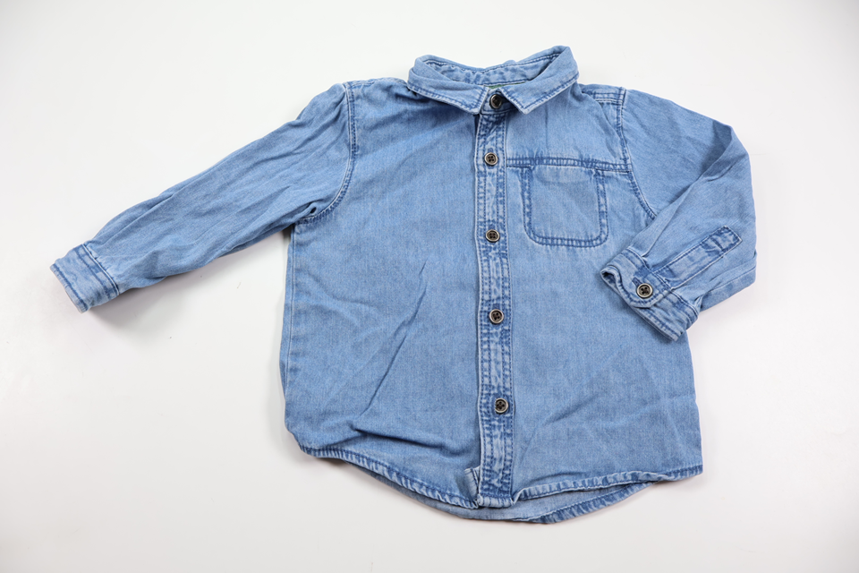 Jeansskjorta från Zara - Storlek 74 - Blå