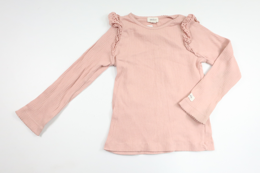 Ribbad tröja från Newbie - Storlek 98/104 - Rosa