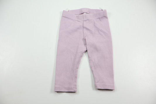 Ribbade byxor från H&M - Storlek 74 - Lila