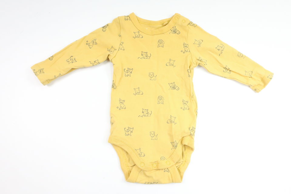 Body från Lindex - Storlek 56 - Gul