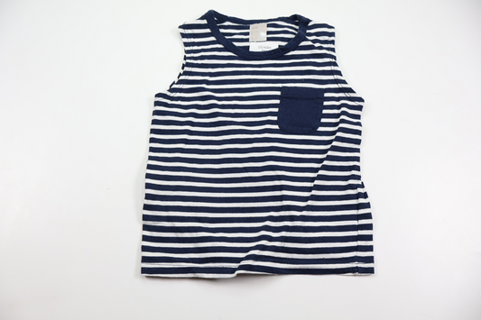 Randigt linne från H&M - Storlek 86 - Marinblå