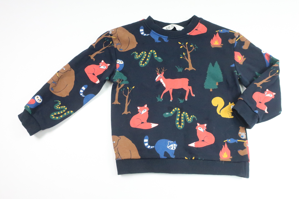 Sweatshirt från H&M - Storlek 98/104 - Marinblå