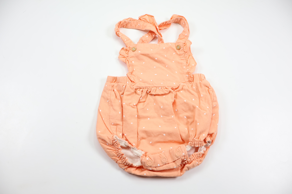 Hängselbody från H&M - Storlek 80 - Orange