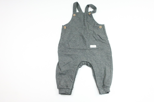 Hängselbyxor från Newbie - Storlek 68 - Grå