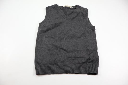 Stickad väst från H&M - Storlek 122/128 - Grå