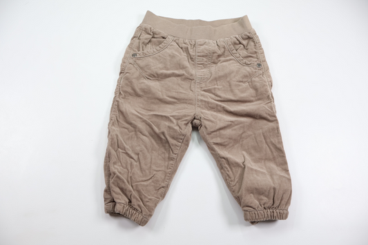 Fodrade byxor från Newbie - Storlek 74 - Beige