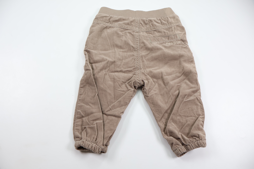 Fodrade byxor från Newbie - Storlek 74 - Beige