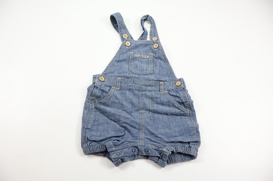 Hängselshorts från Newbie - Storlek 68 - Blå