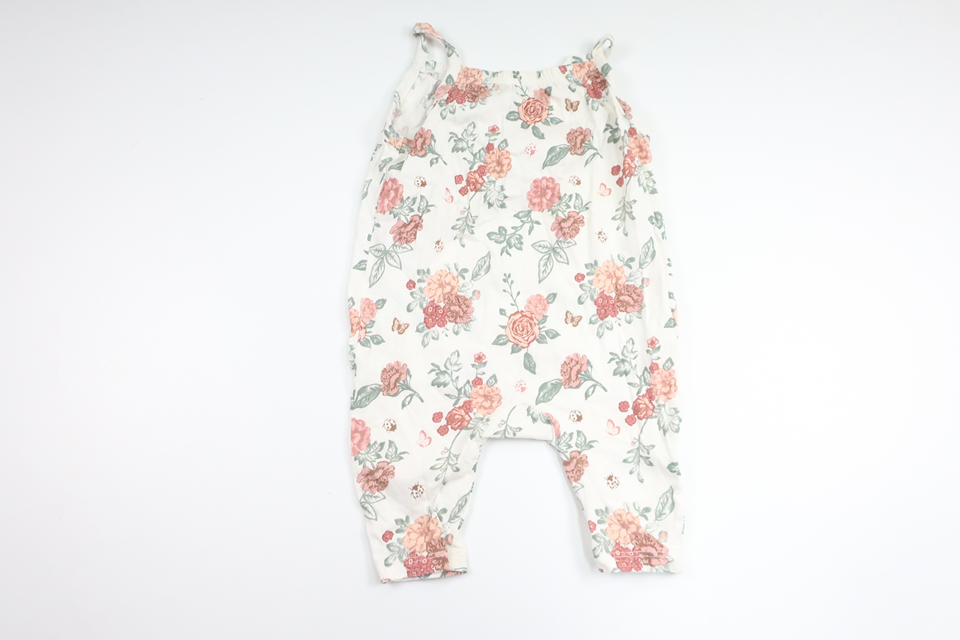 Blommig jumpsuit från H&M - Storlek 68 - Vit