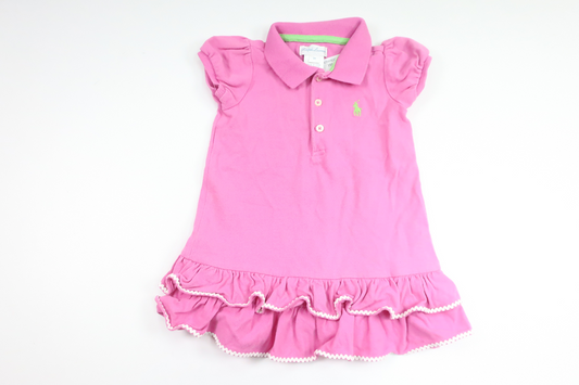 Klänning från Ralph Lauren - Storlek 74/80 - Rosa