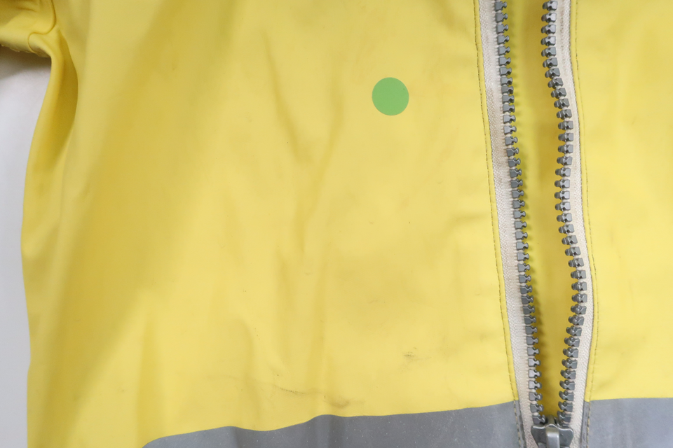 Regnjacka från Funk - Storlek 90 - Gul