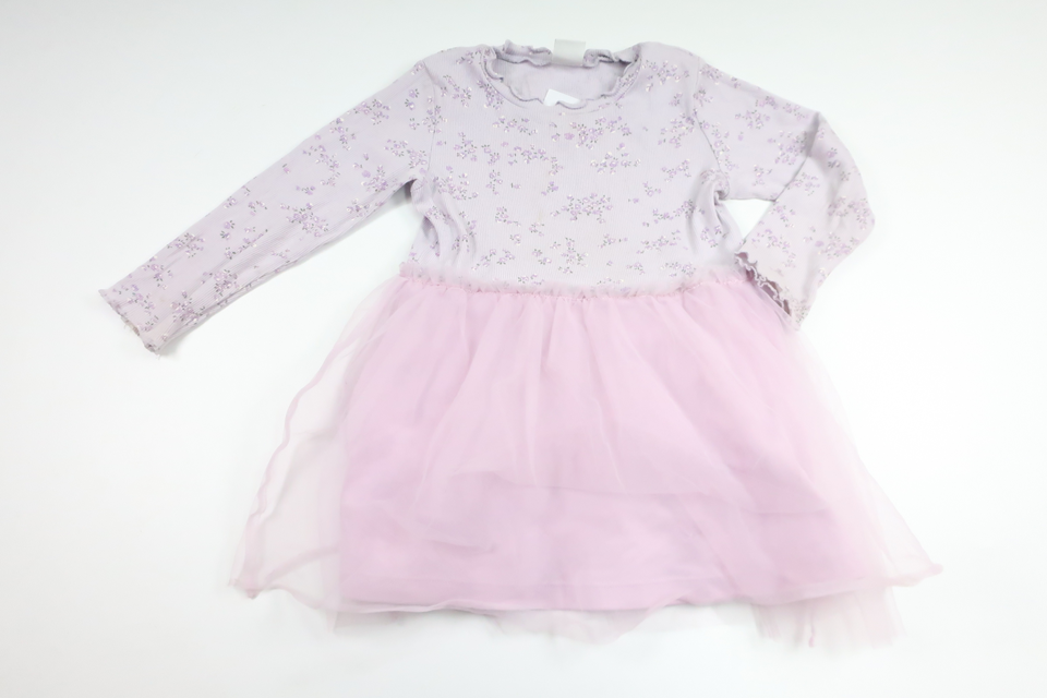 Tyllklänning från Lindex - Storlek 98 - Lila