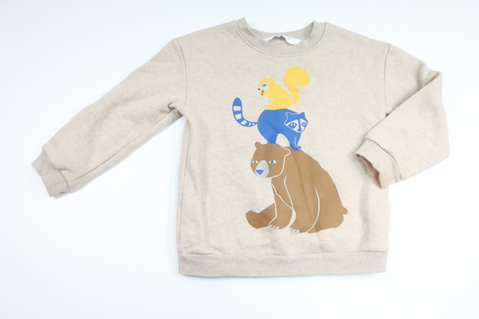 Sweatshirt från H&M - Storlek 98/104 - Beige