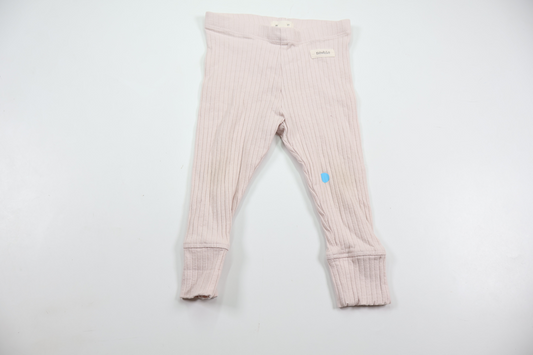 Ribbade byxor från Newbie - Storlek 74 - Rosa