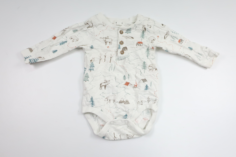 Body från Newbie - Storlek 62 - Vit