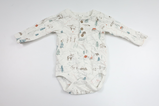 Body från Newbie - Storlek 62 - Vit