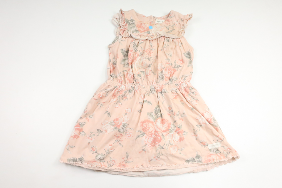 Blommig jumpsuit från Newbie - Storlek 98 - Rosa