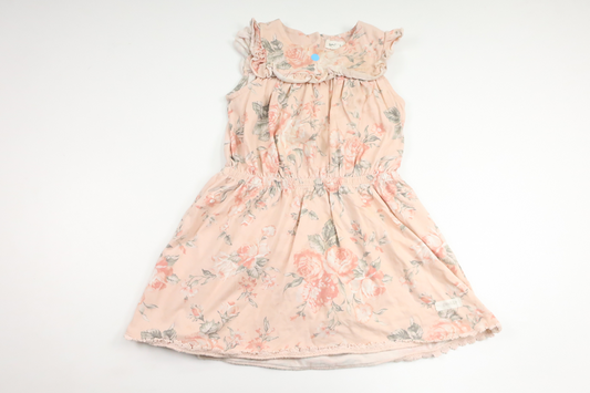 Blommig jumpsuit från Newbie - Storlek 98 - Rosa