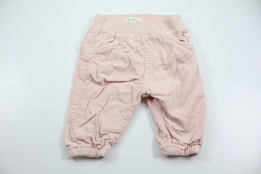 Fodrade byxor från Newbie - Storlek 62 - Rosa