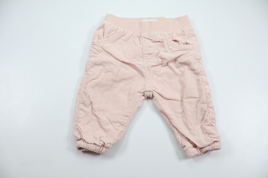 Fodrade byxor från Newbie - Storlek 68 - Rosa
