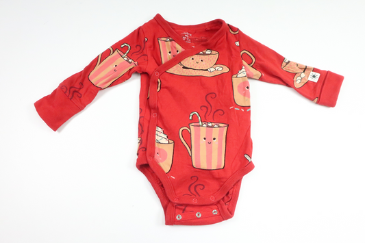 Omlottbody från Lindex - Storlek 56 - Röd