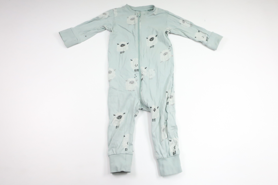 Pyjamas med lamm från Lindex - Storlek 80 - Blå