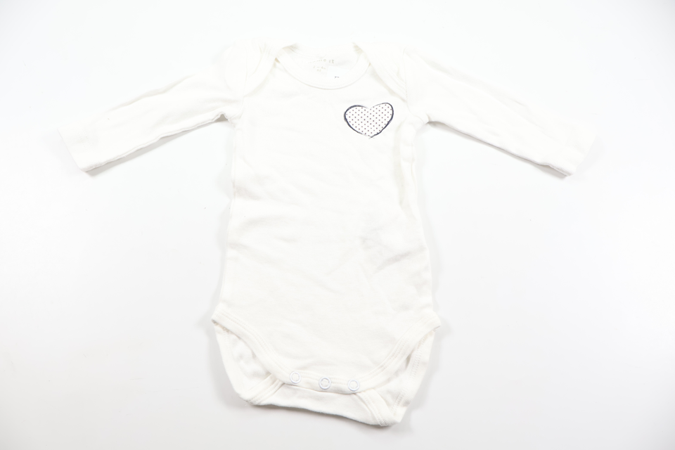 Body från Name It - Storlek 62 - Vit