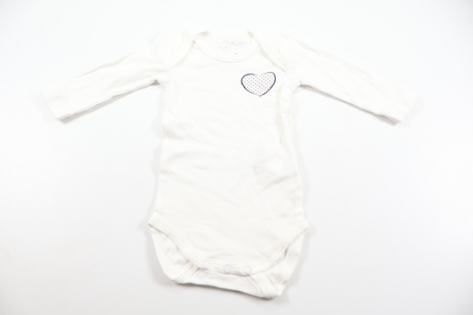 Body från Name It - Storlek 62 - Vit