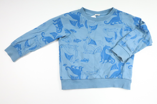 Sweatshirt från Lindex - Storlek 110 - Blå