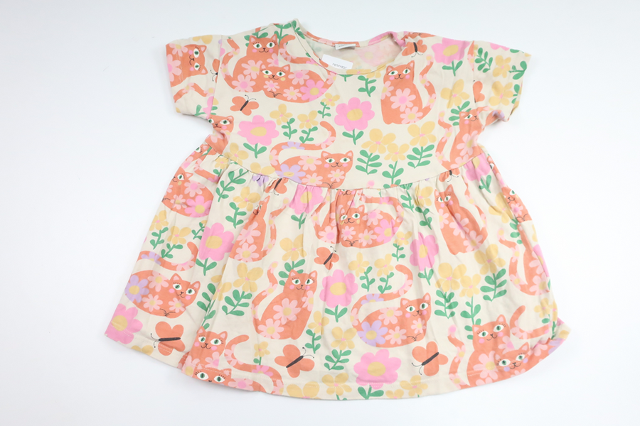 Blommig klänning från Lindex - Storlek 92 - Multi